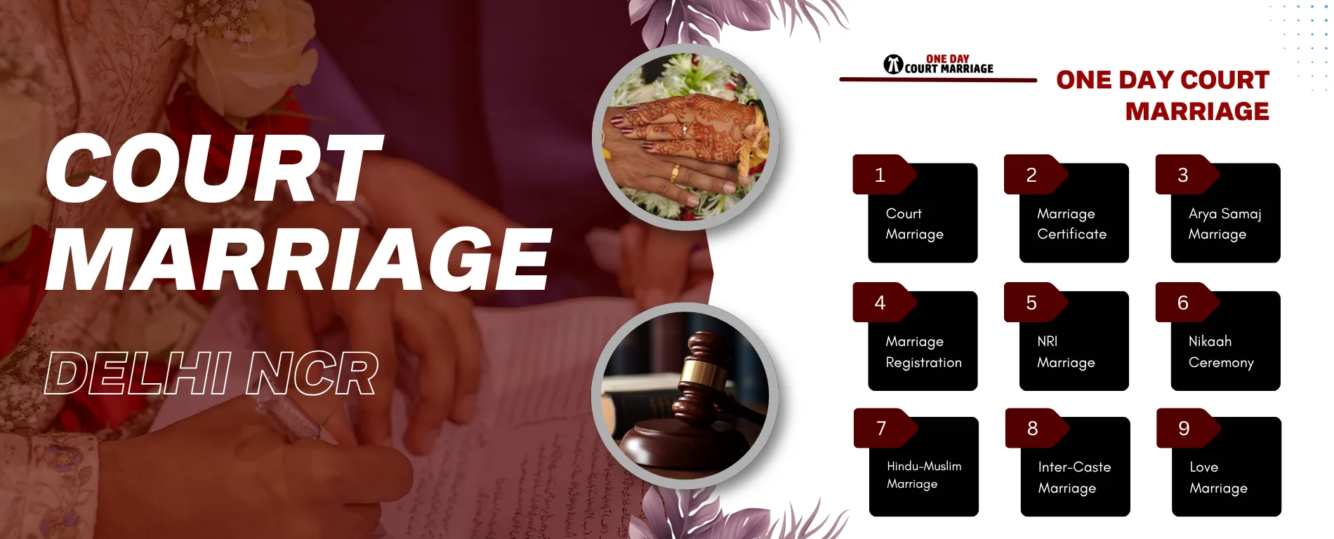 Same Day Court Marriage in Delhi