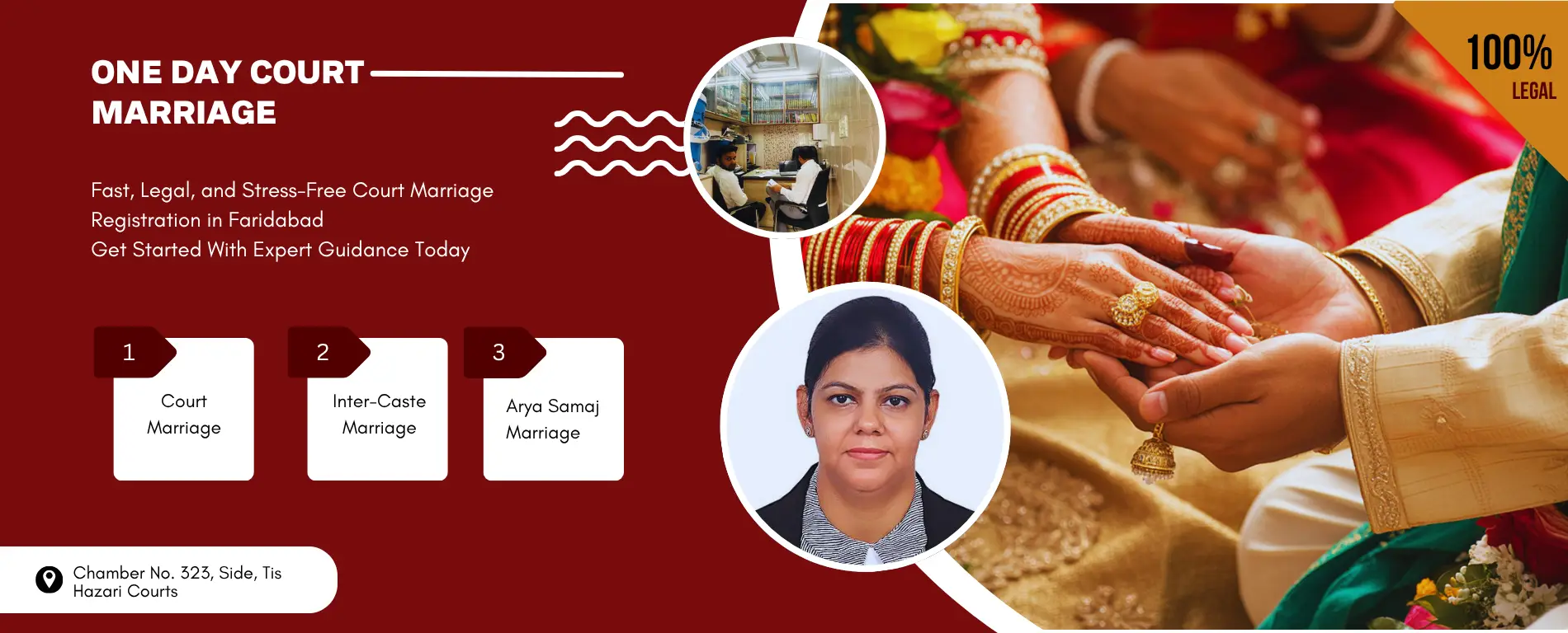 Same Day Court Marriage in Faridabad