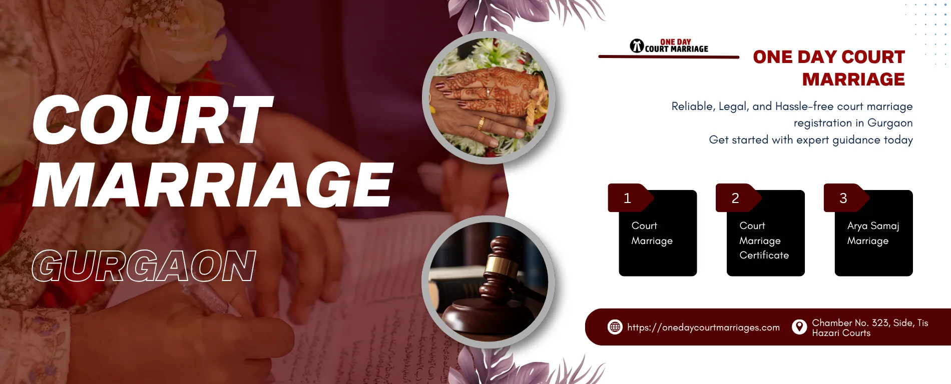 Same Day Court Marriage in Gurgaon