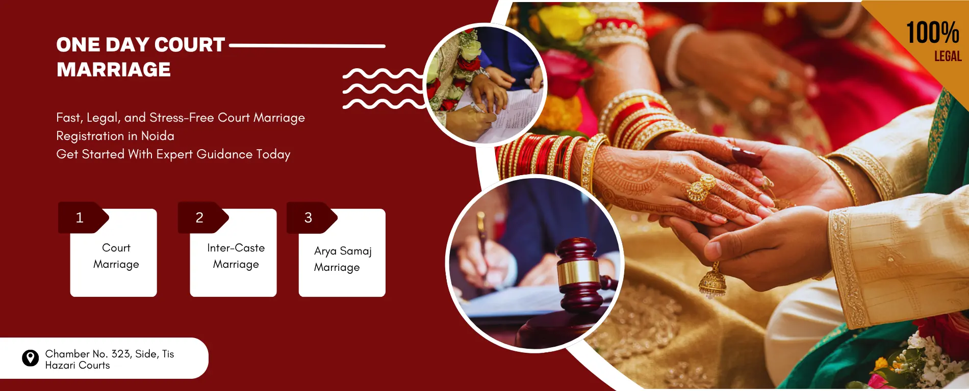 Same Day Court Marriage in Noida