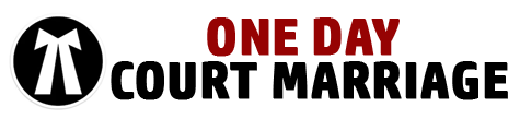 One Day Court Marriage Logo